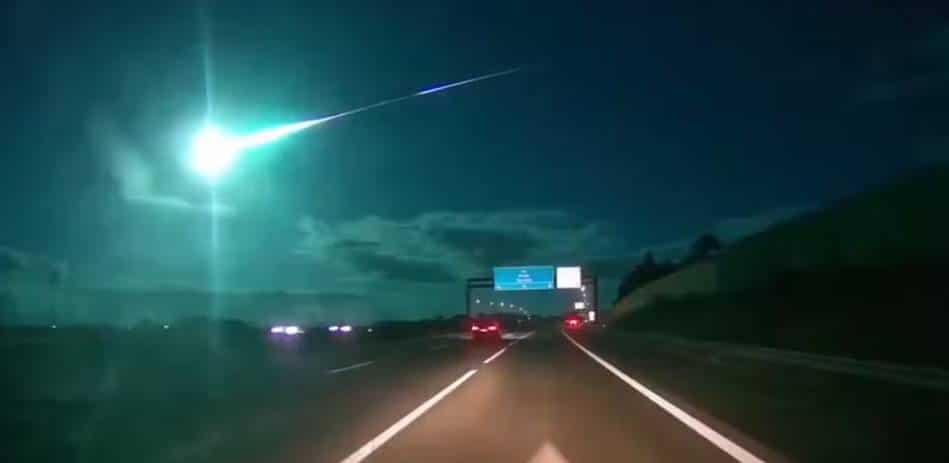 Meteoro ilumina os céus de Portugal e Espanha